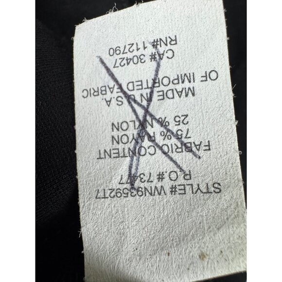 True Religion Womens S Black "Store Sample" Biker Jacket 90s Y2K Gothic Skater - Picture 3 of 14